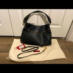 Valentino black hobo bag